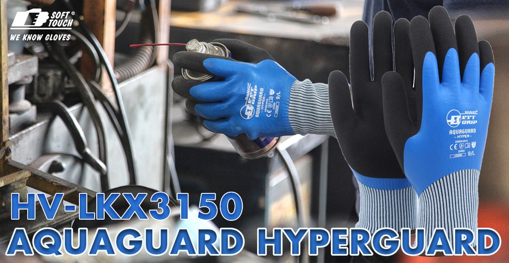 Aquaguard Hyperguard ( HV-LKX3150 ) vattentät skärskyddshandske