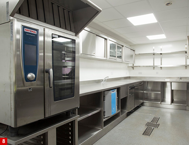 Rational 10-grid combi oven at Lympstone Manor