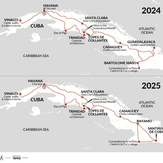 tourhub | Explore! | Cuba Libre! | Tour Map