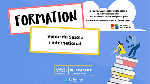 Représentation de la formation : 7 & 8.01.2025 Vente du SaaS à l'international