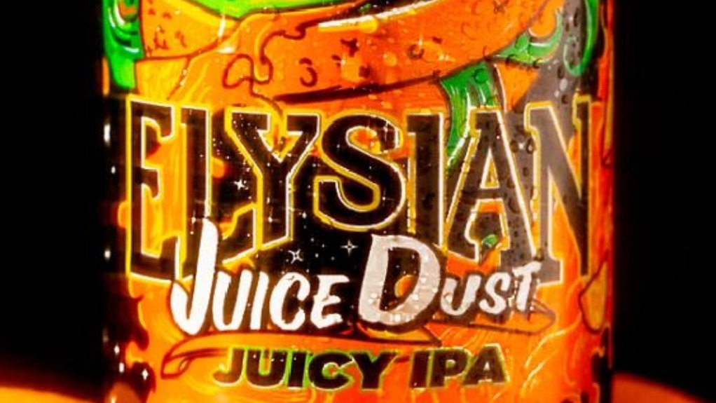 NEW: Elysian Brewing Juice Dust IPA 12oz / 8.2% ABV / 73 IBUs