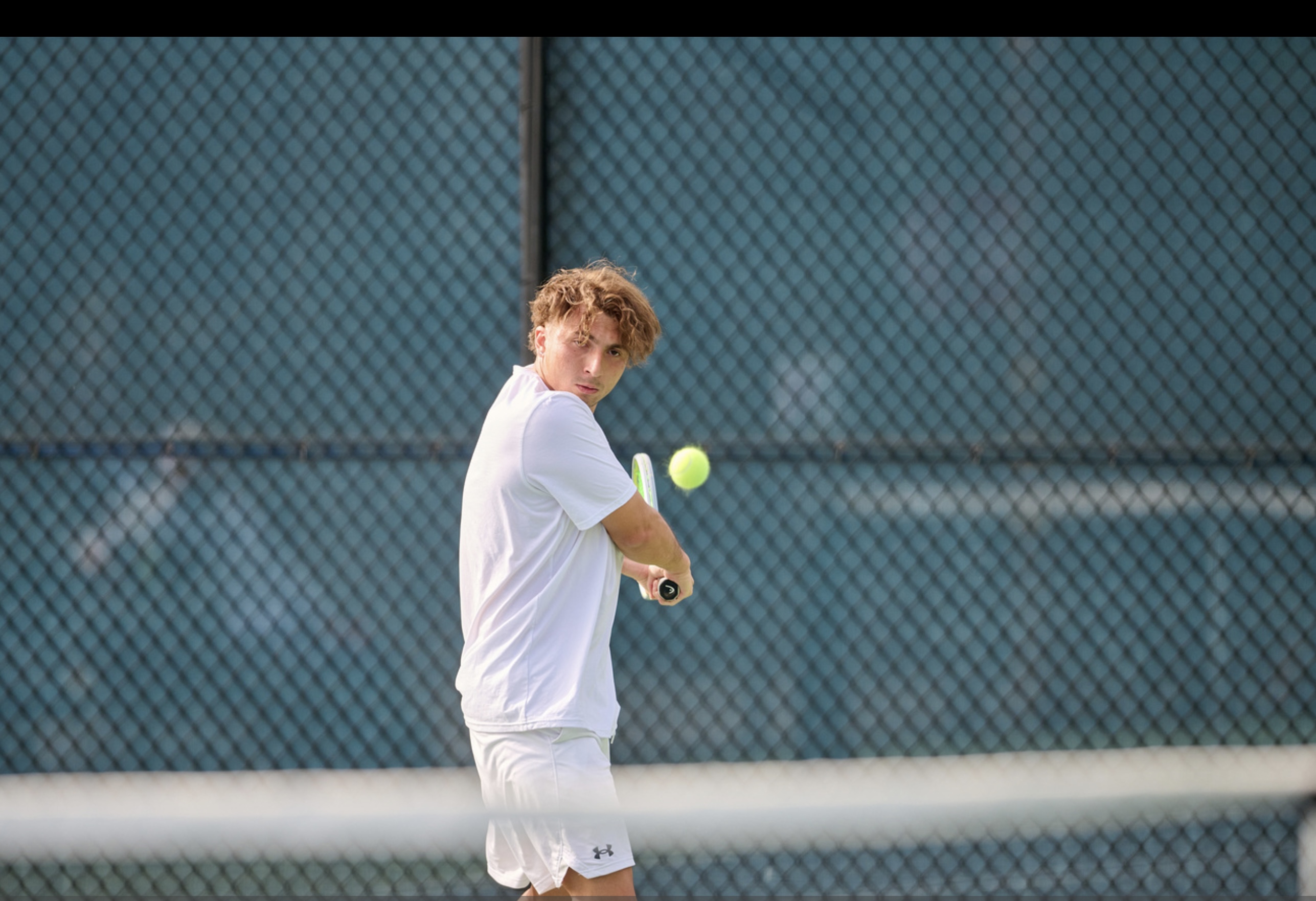 Amir teaches tennis lessons in Newport Beach , CA