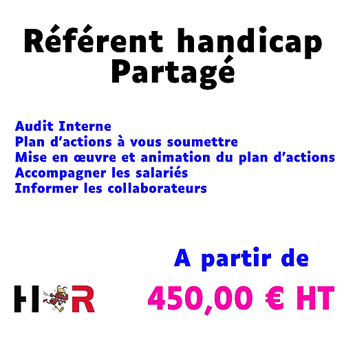 Représentation de la formation : 1 - Référent Handicap Partagé