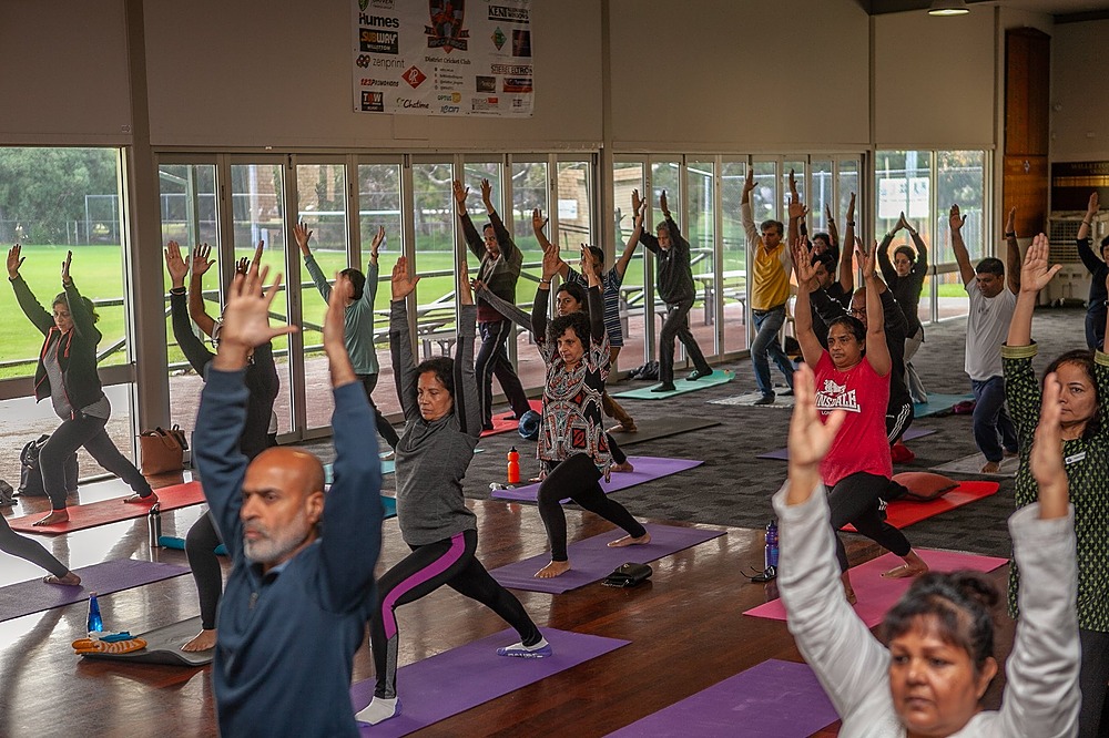 ISWA community yoga