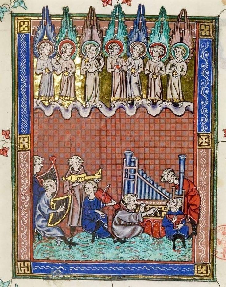 Apocalypse of St. John, Bibliothéque National de France, français 13096, fol. 46r (France, 14th century).