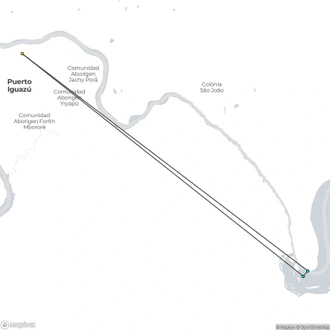 tourhub | Hi Travel Argentina | Iguazu Glamping (4 days) | Tour Map