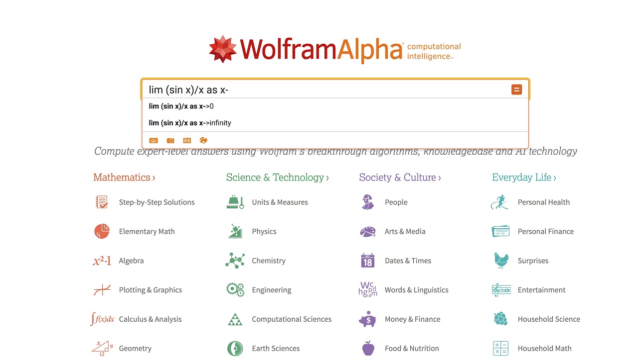 wolfarm alpha adalah