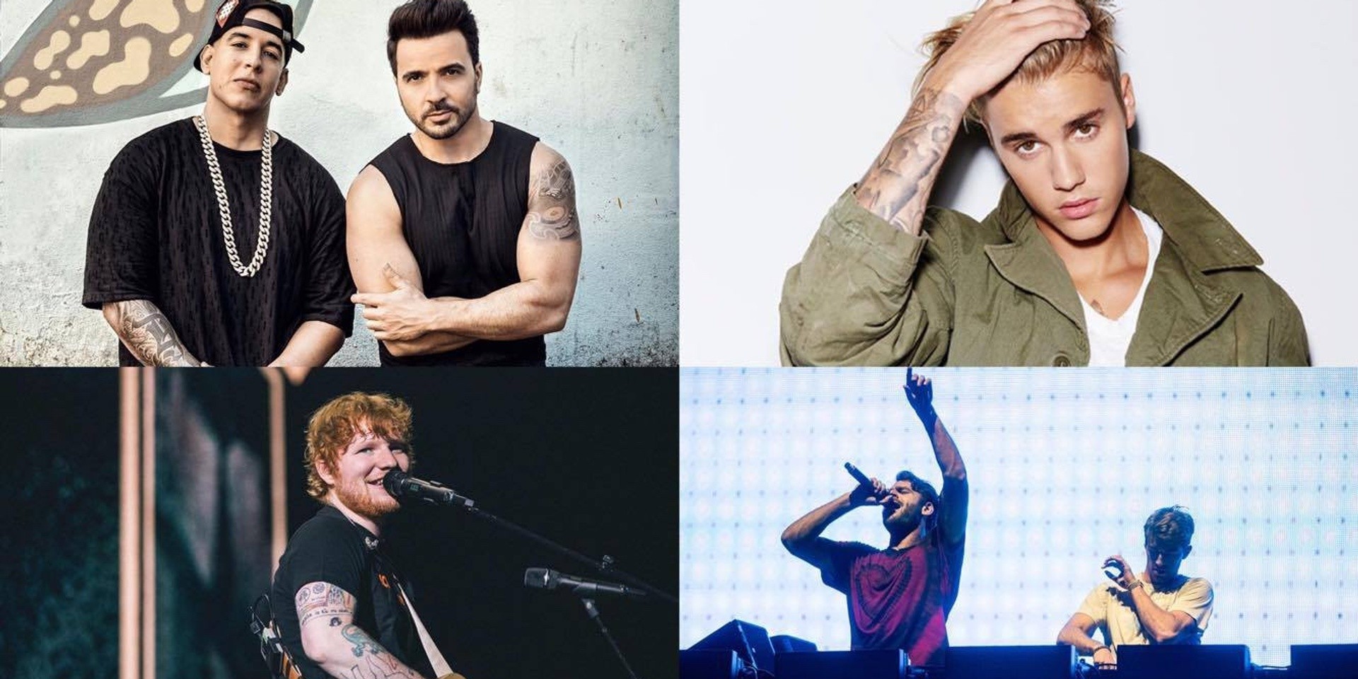 Ed Sheeran, 'Despacito', and The Chainsmokers top Spotify Philippines's year-end playlists