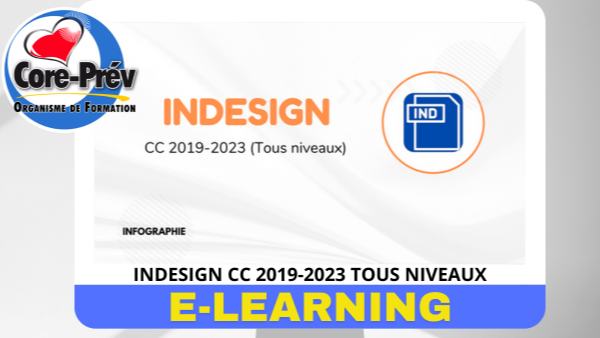 Représentation de la formation : INDESIGN CC 2019-2023 TOUS NIVEAUX