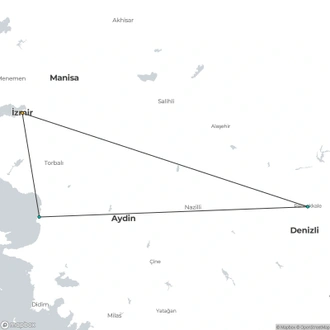 tourhub | Today Voyages | Seven Churches of Revelation | Tour Map