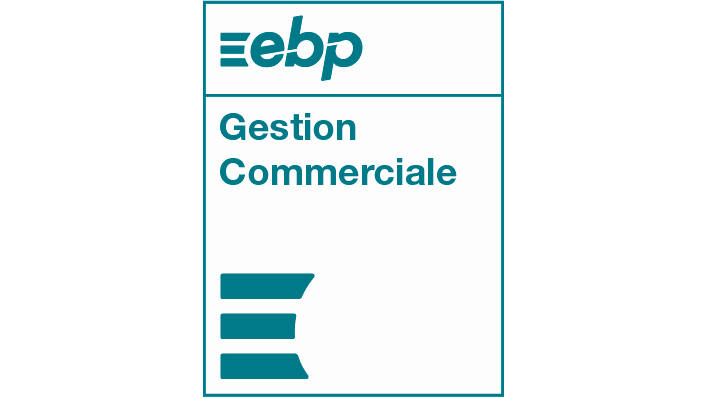 Représentation de la formation : EBP GESTION COMMERCIALE ELITE - PRODUIT/ STOCK - 4x3H30