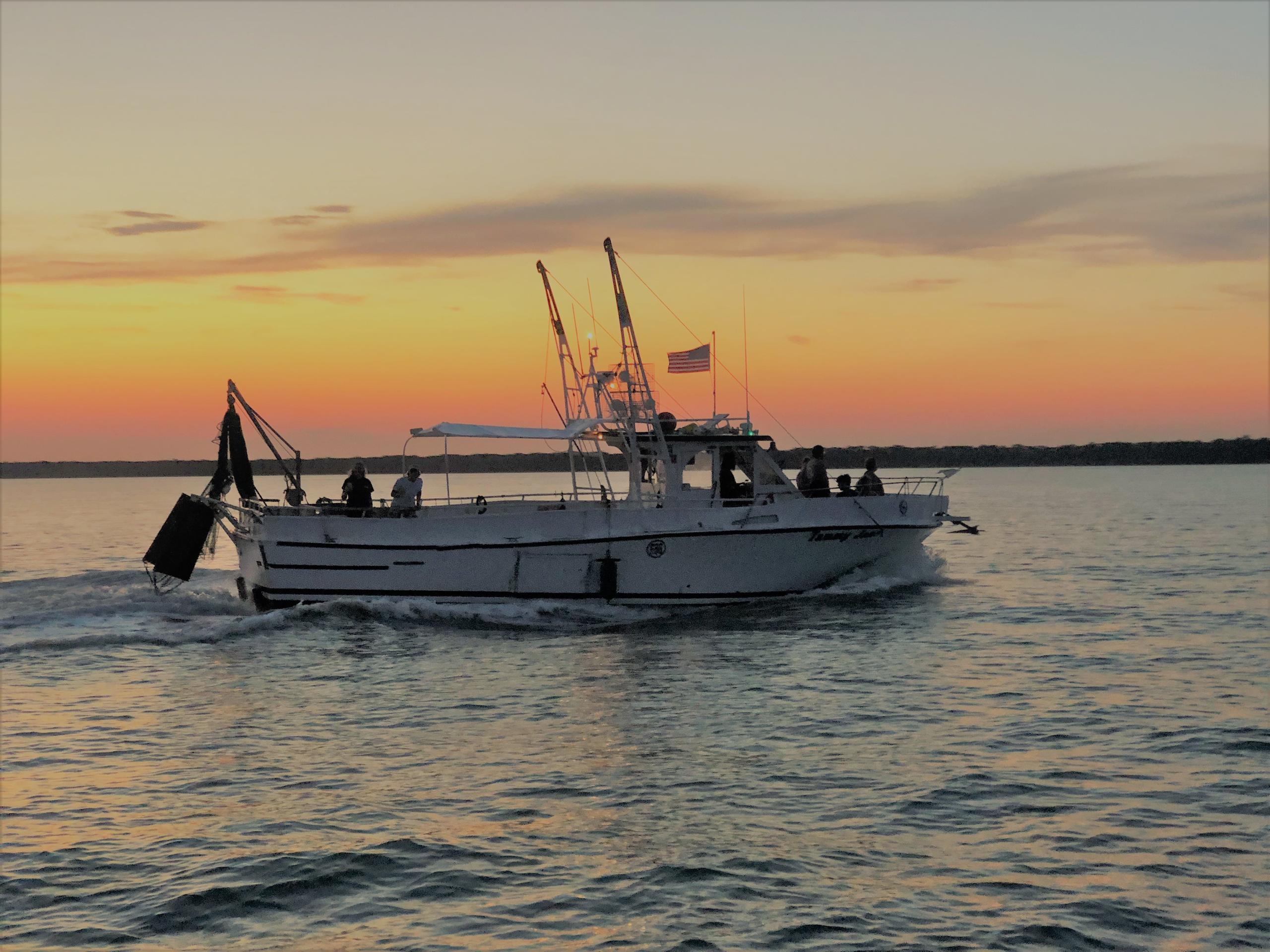 Sunset Shrimp Trawling Expedition