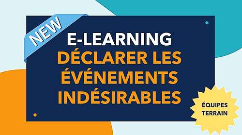 Représentation de la formation : Déclarer les événements indésirables - E-learning