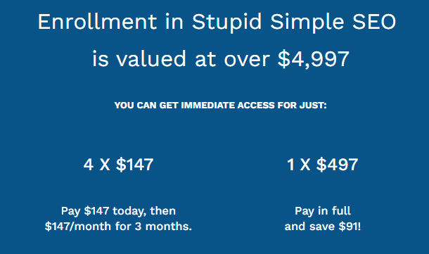 Stupid Simple Seo Review - Price Breakdown Of Stupid Simple Seo