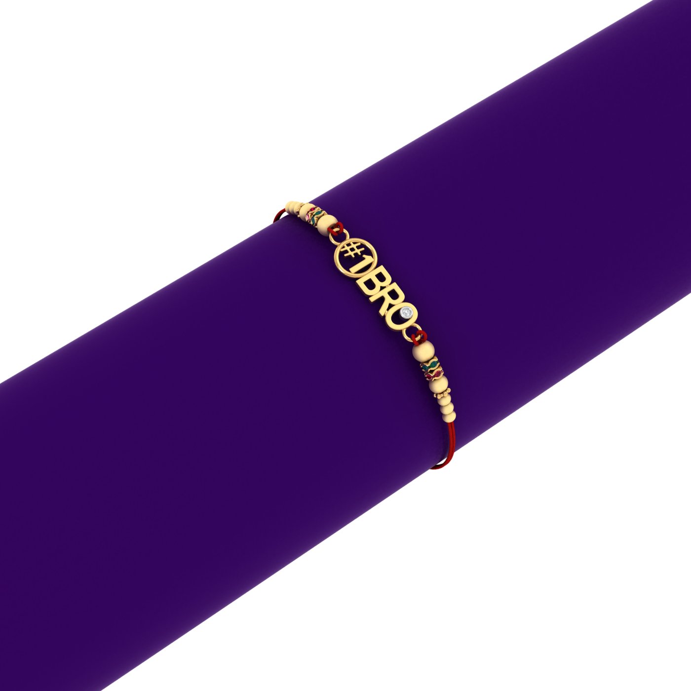 Get Your Hands on the Latest Rakhi Design for Younger Brother | COOL BRO GOLD RAKHI