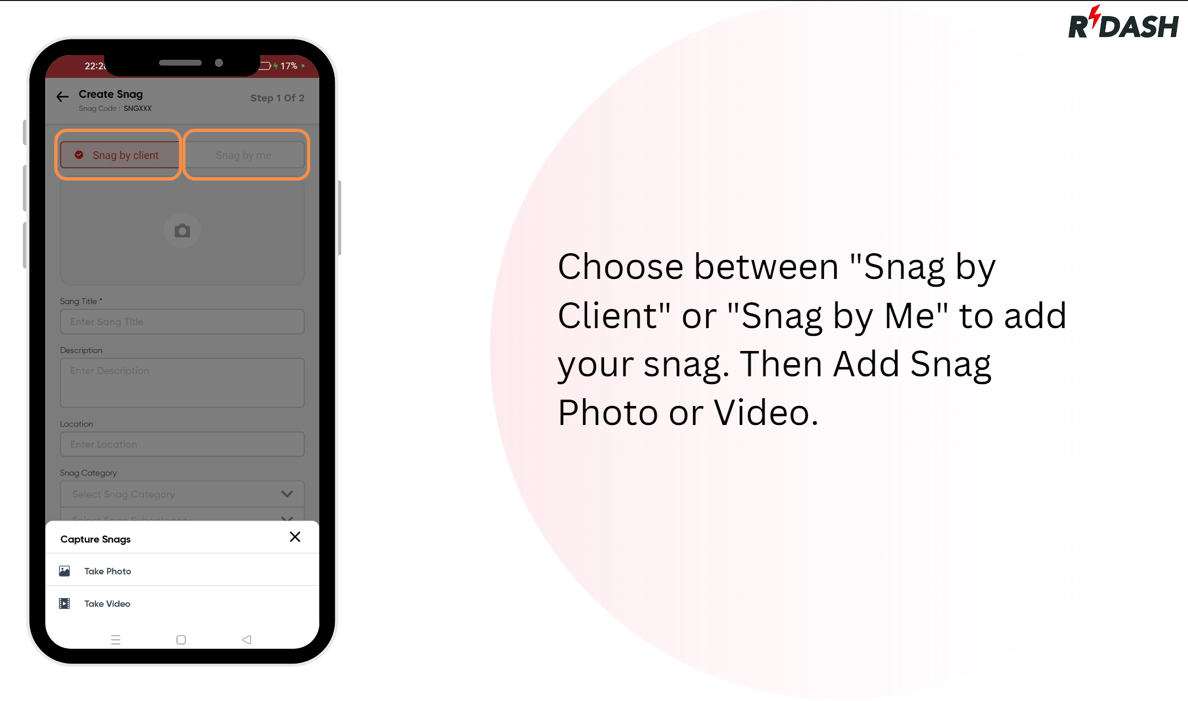 Snag Mobile app