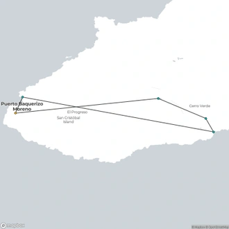 tourhub | BM Tours | Galapagos - Exploring San Cristobal Island 4 Days | Tour Map