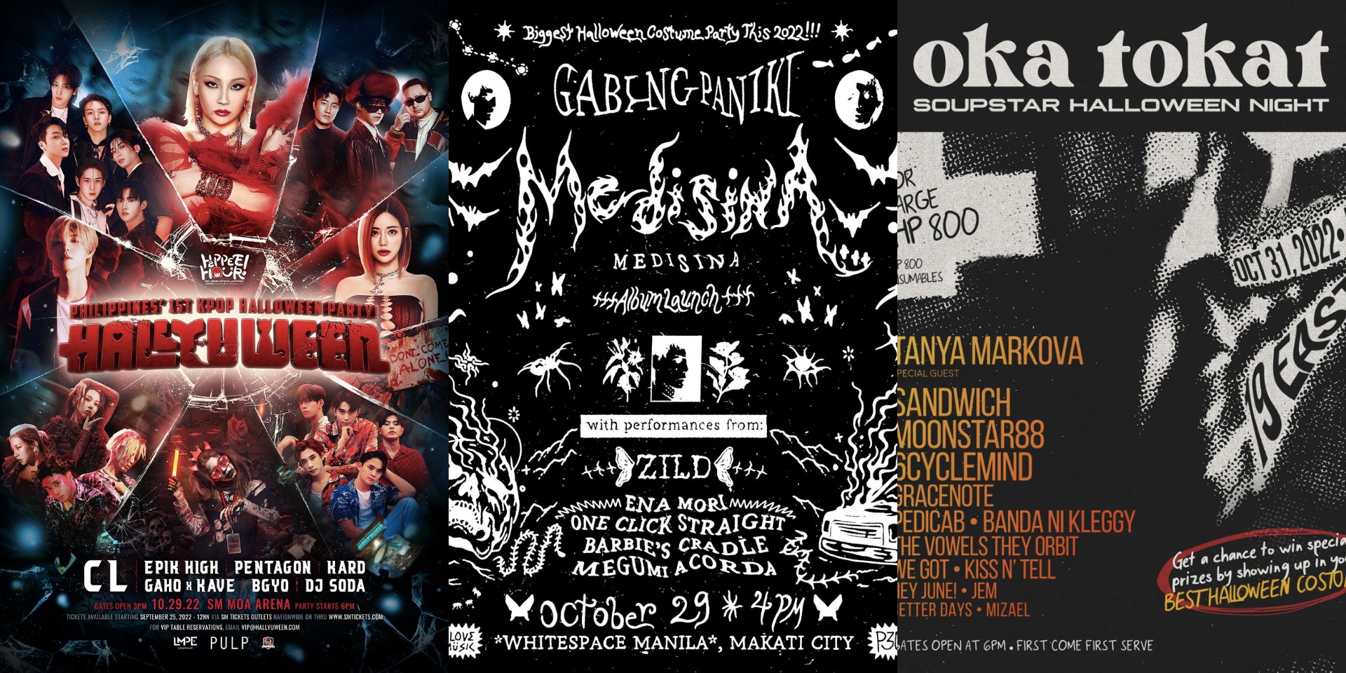 Bandwagon's guide to 2022 Halloween gigs and events in the Philippines