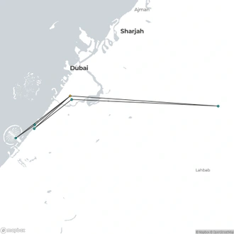 tourhub | Today Voyages | Dubai Stopover 3N/4D (EN) | Tour Map