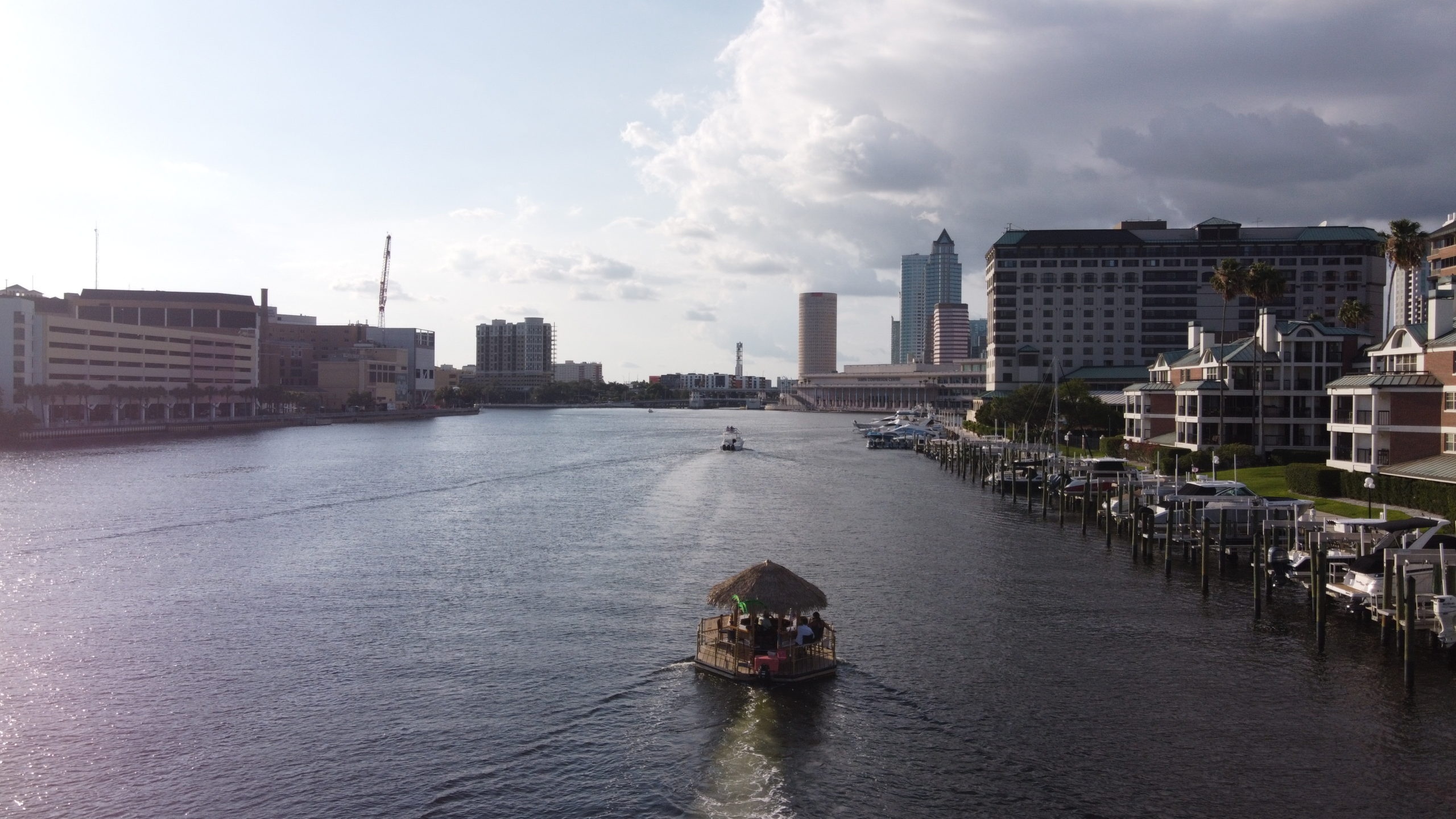 BYOB Floating Tiki Bar Cruise through Downtown Tampa image 15