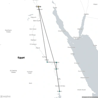 tourhub | Encounters Travel | Egypt Express tour | Tour Map