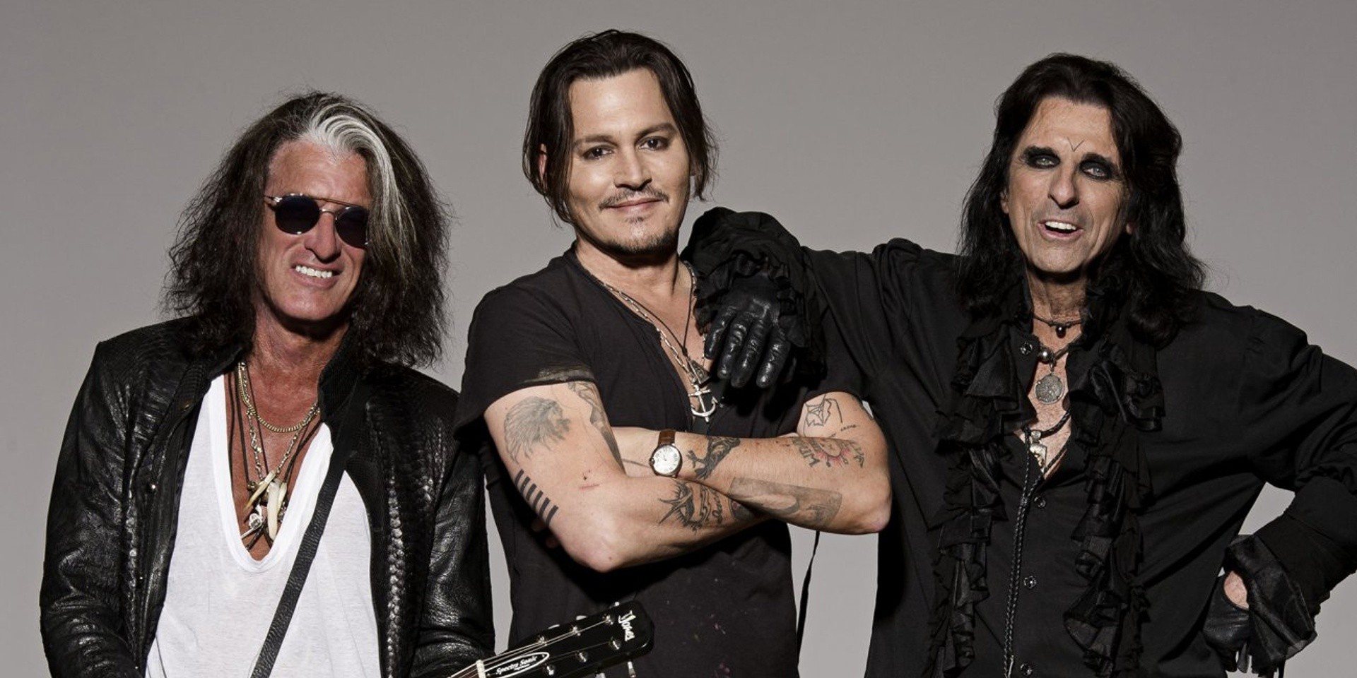 Hollywood Vampires (Alice Cooper, Johnny Depp, Joe Perry) announce upcoming album Rise, release first single ‘Who’s Laughing Now?’ – listen