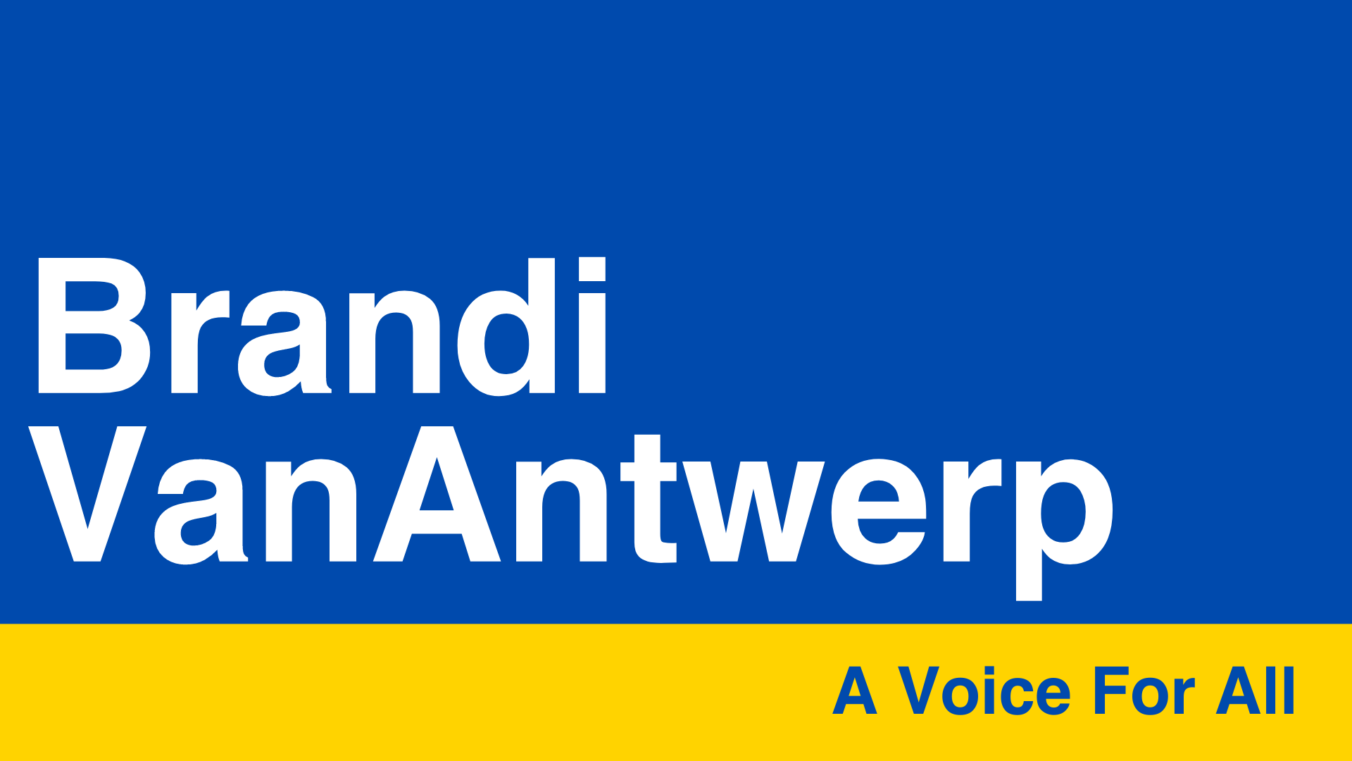Brandi VanAntwerp for SPS Board of Education logo