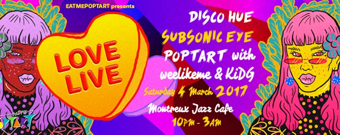 Eatmepoptart presents: LoveLive feat Disco Hue, Subsonic Eye