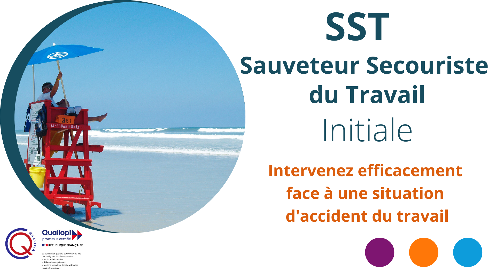 Représentation de la formation : SST - Sauveteur Secouriste du Travail en intra - formation initiale
