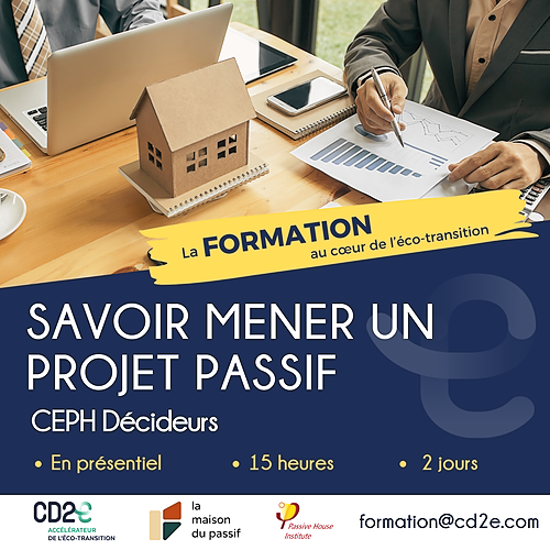 Représentation de la formation : CEPH-D > Savoir mener un projet passif