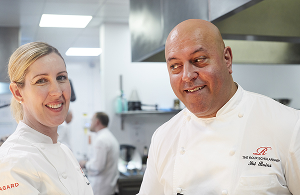 Clare Smyth and Sat Bains