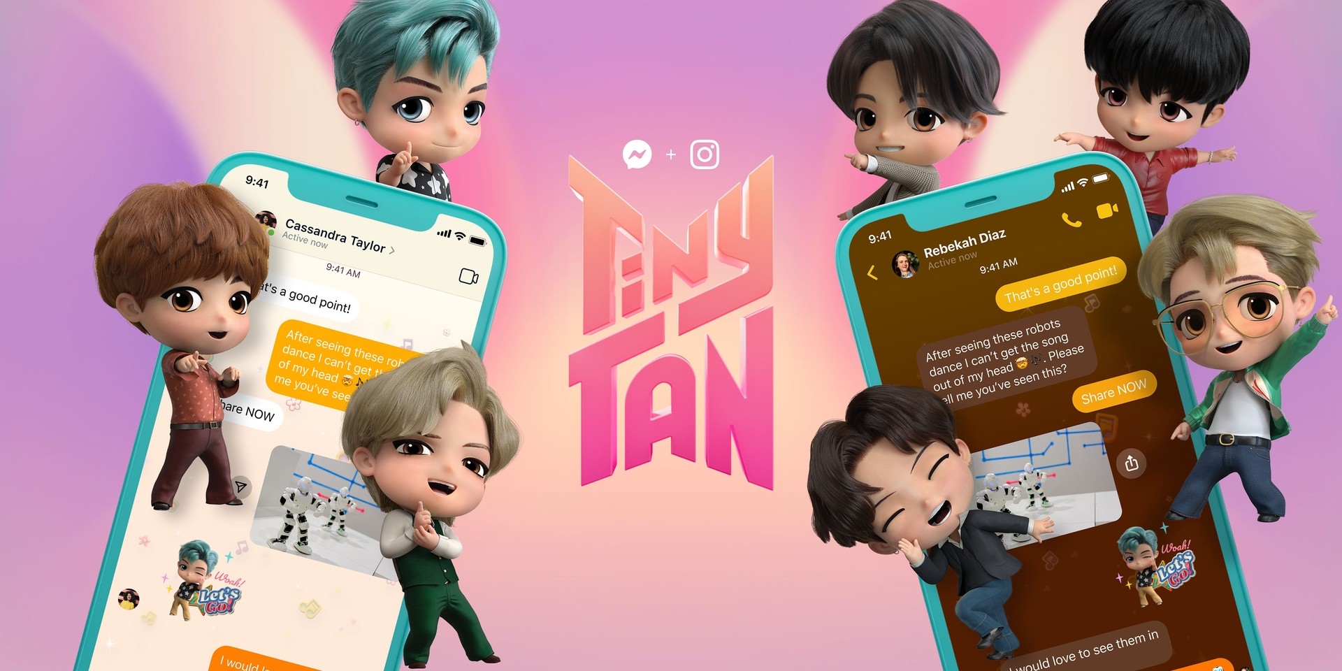 BTS' TinyTAN roll out new 'Dynamite' chat experience on Messenger and Instagram