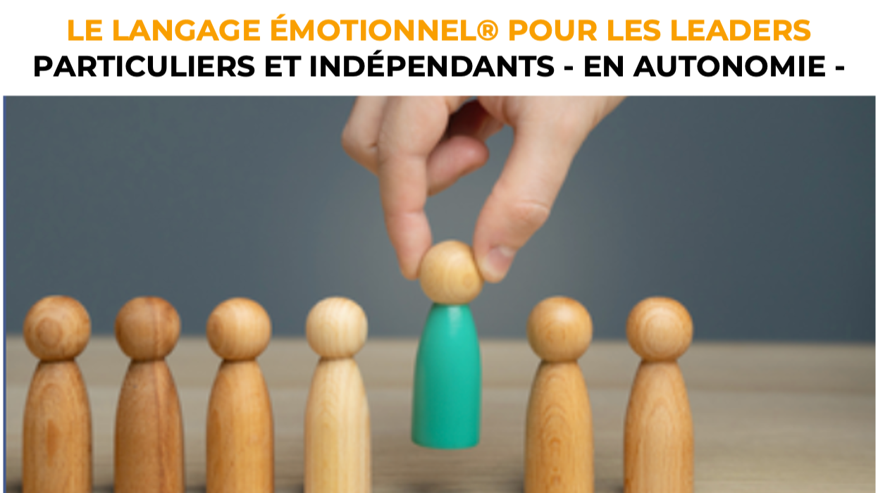 Représentation de la formation : P2.Le Langage Émotionnel® pour les leaders - en autonomie -