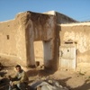 Arazane Synagogue, Exterior With Man (Arazane Morocco, 2010)