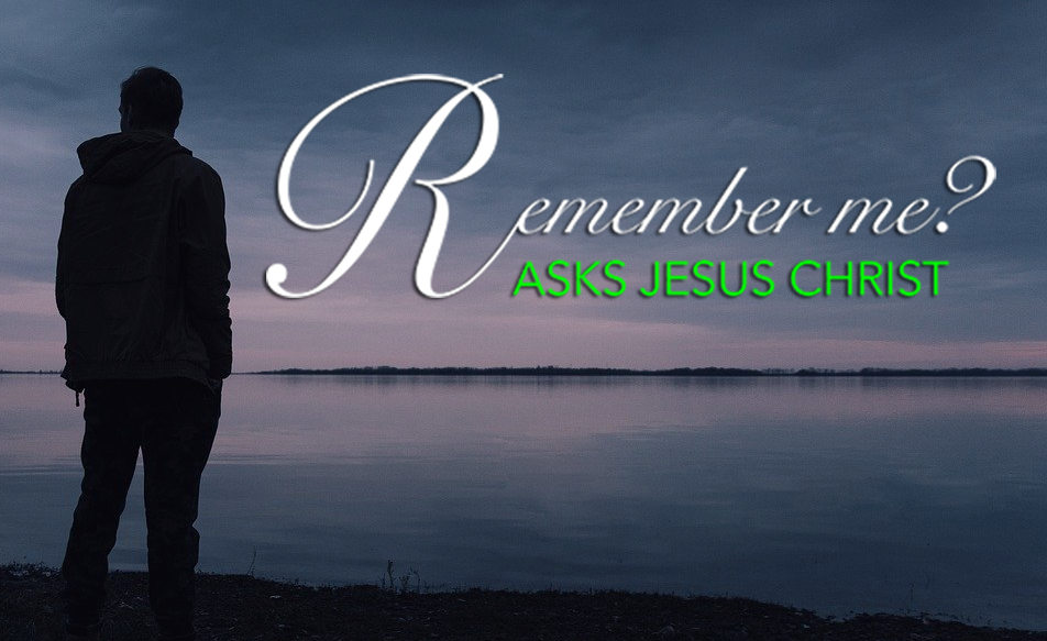 Remember Me? Asks Jesus Christ logo