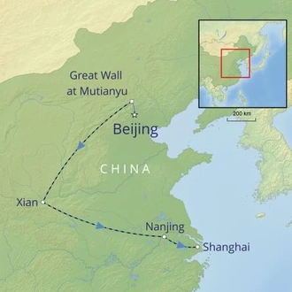 tourhub | Cox & Kings | China Experience | Tour Map
