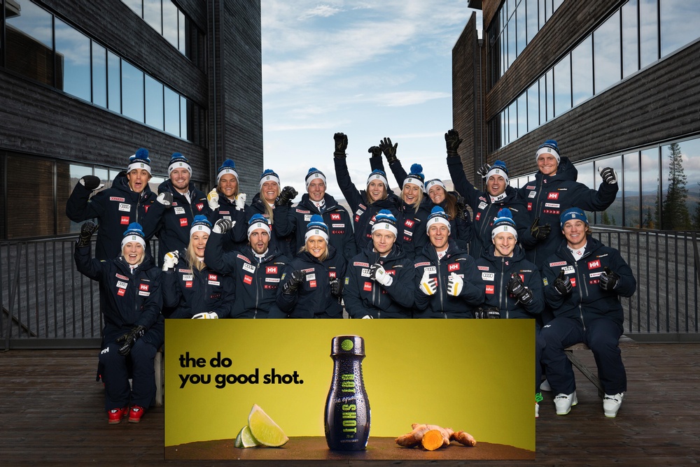 Pharma Way supplier of Dot Shot to the Ski Team Sweden Alpine