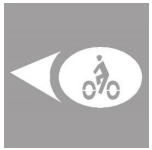 Bicycle boulevard sign