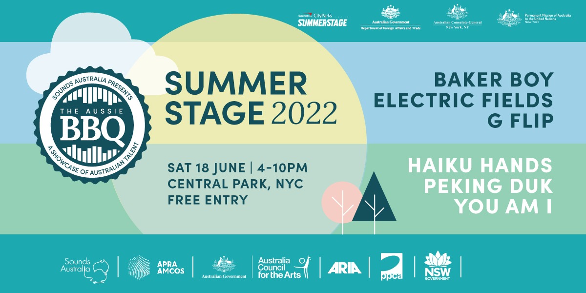 The Aussie BBQ at Summer Stage PreEvent Gathering, New York, Sat Jun