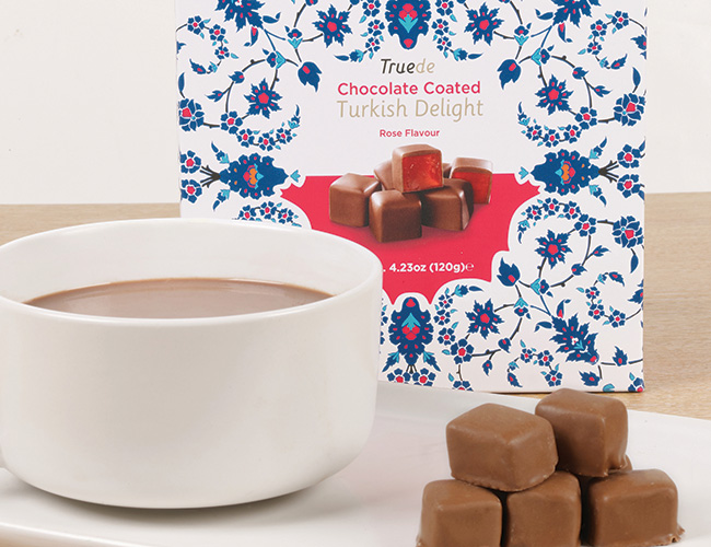 Truede chocolate-coated Turkish Delight