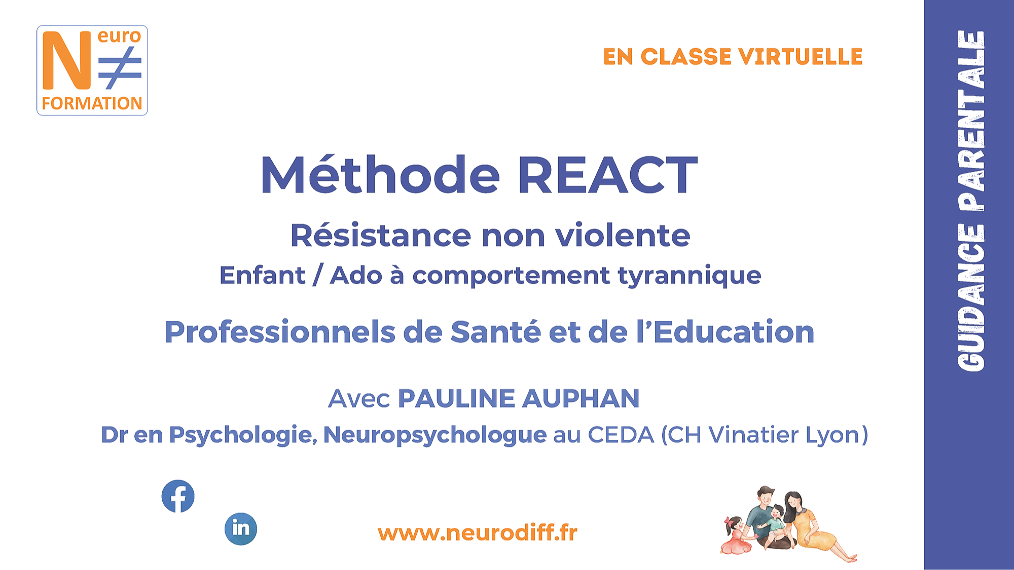 Représentation de la formation : Méthode REACT (Résistance non violente)