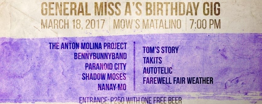 General Miss A's Birthday Gig