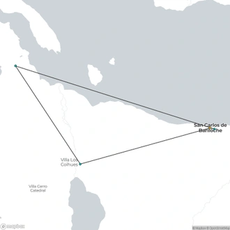 tourhub | Tangol Tours | 5-Day Nahual Huapi Lake Adventure Tour From Bariloche | Tour Map