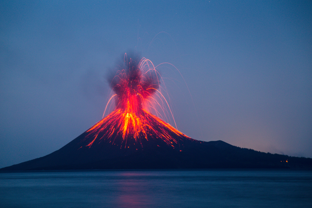 volcano experiment classroom