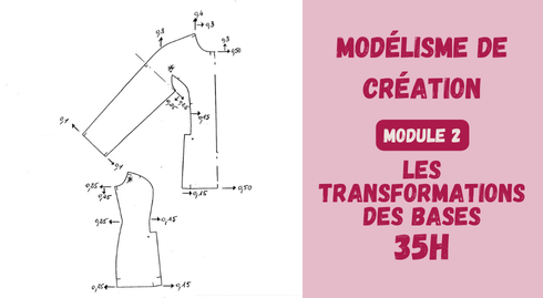 Représentation de la formation : F2-M2 - MODÉLISME - Les transformations des bases