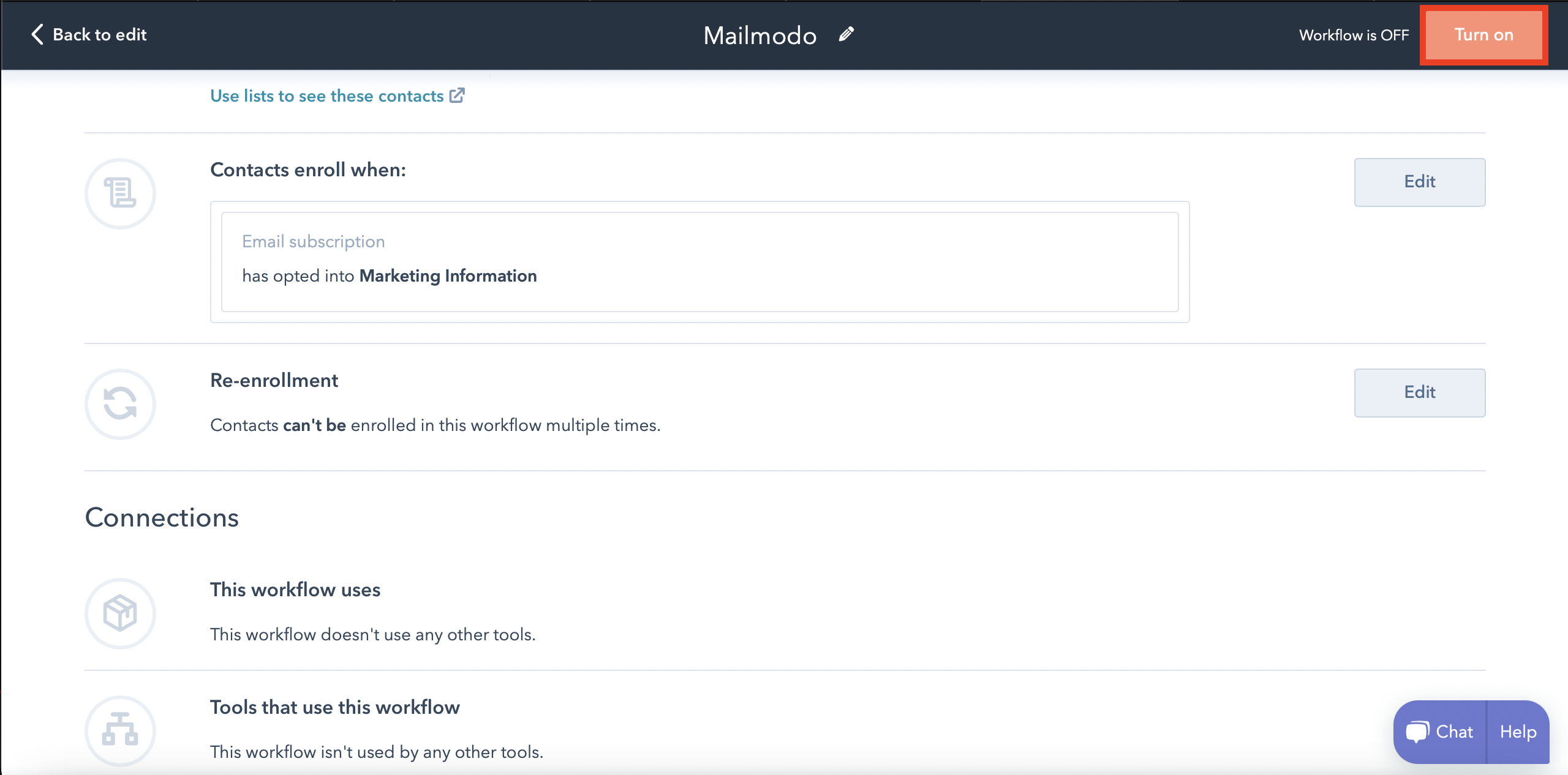 How to trigger emails in Mailmodo through HubSpot