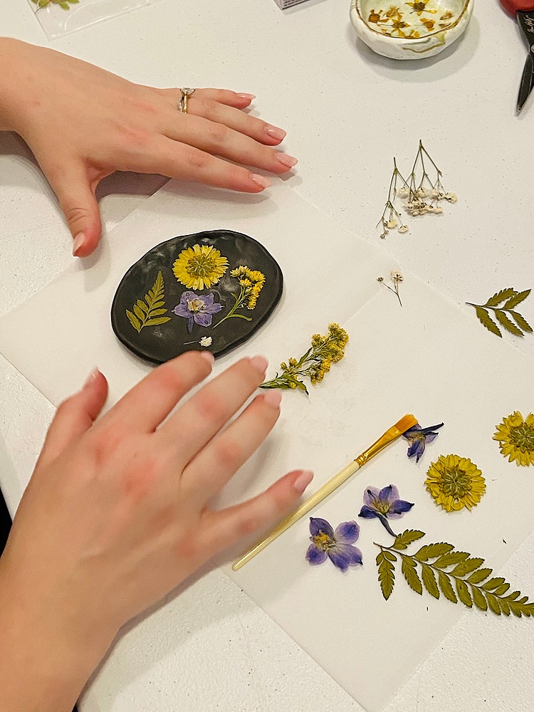 Some pressed flower successes