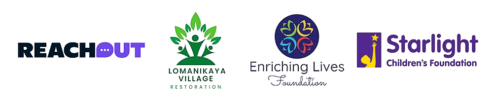 Logos of 2024 Giveathon charities