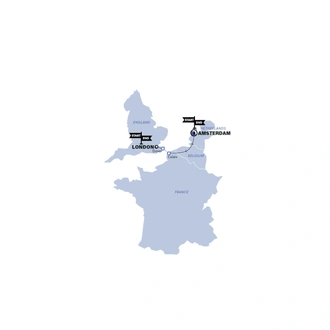 tourhub | Contiki | Amsterdam for Christmas | 2025/2026 | Tour Map