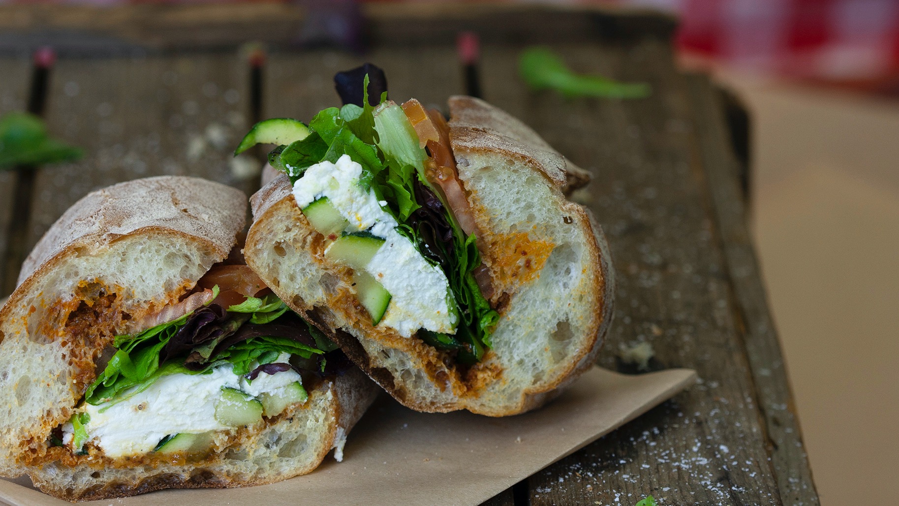 French Goat Cheese Sandwich